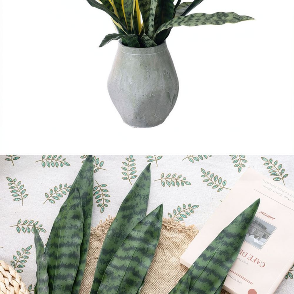 نبات أفعى اصطناعي واقعي من ماد - مراجعة Snake Plant وسعره