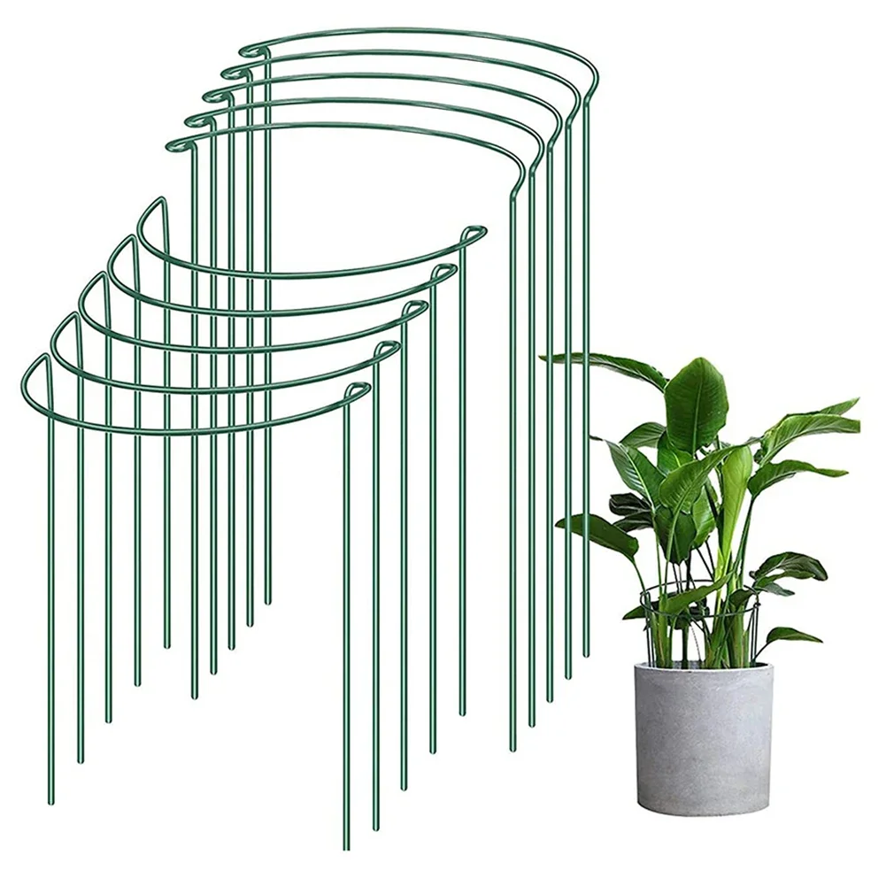 2 قطعة نبات معدني قوي دعم حصص  - مراجعة Plant Support Stake وسعره