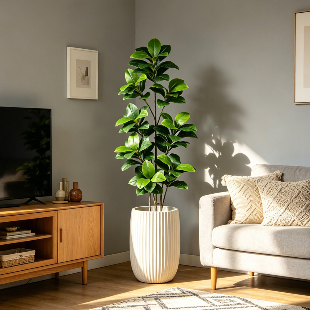 شجرة بانيان صناعية كبيرة بطول  - مراجعة Fiddle Leaf Fig وسعره