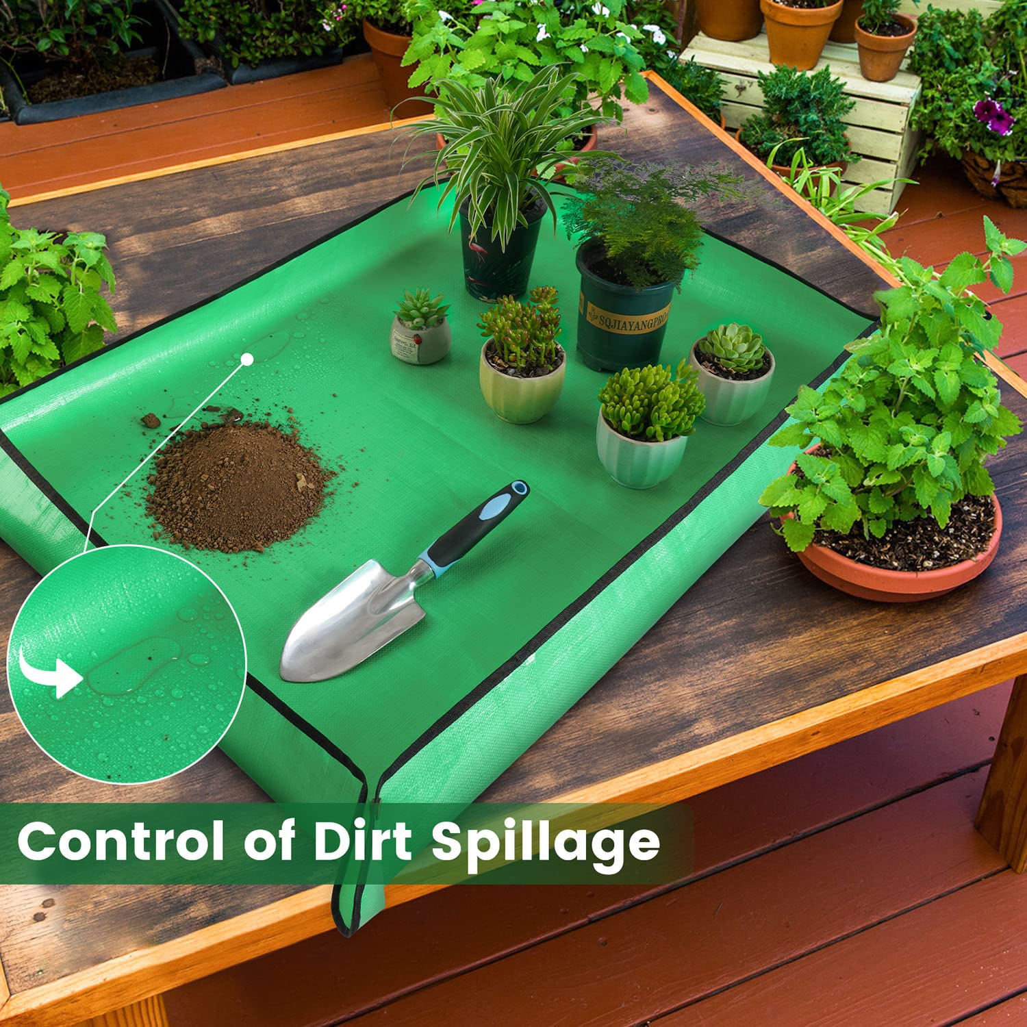 حصيرة مبتكرة كبيرة الحجم ومقاو - مراجعة Repotting Mat وسعره